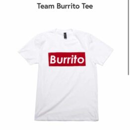 White Team Burrito Logo