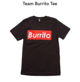 Black Team Burrito Logo